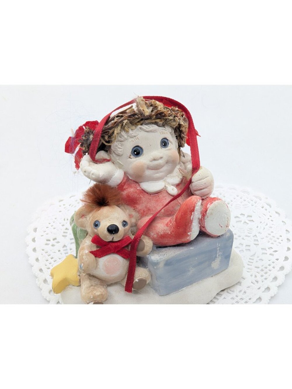 Dreamsicles 'Open Me First' Cast Art Industries Inc Signed Kristin '95 Figurine